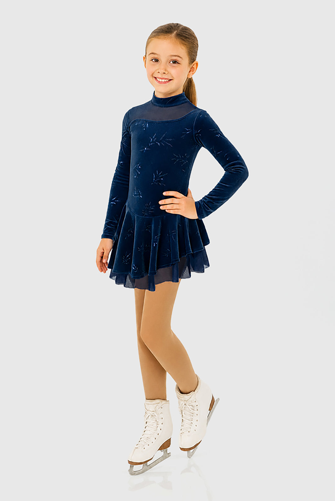 Ivya - Robe de velours scintillant