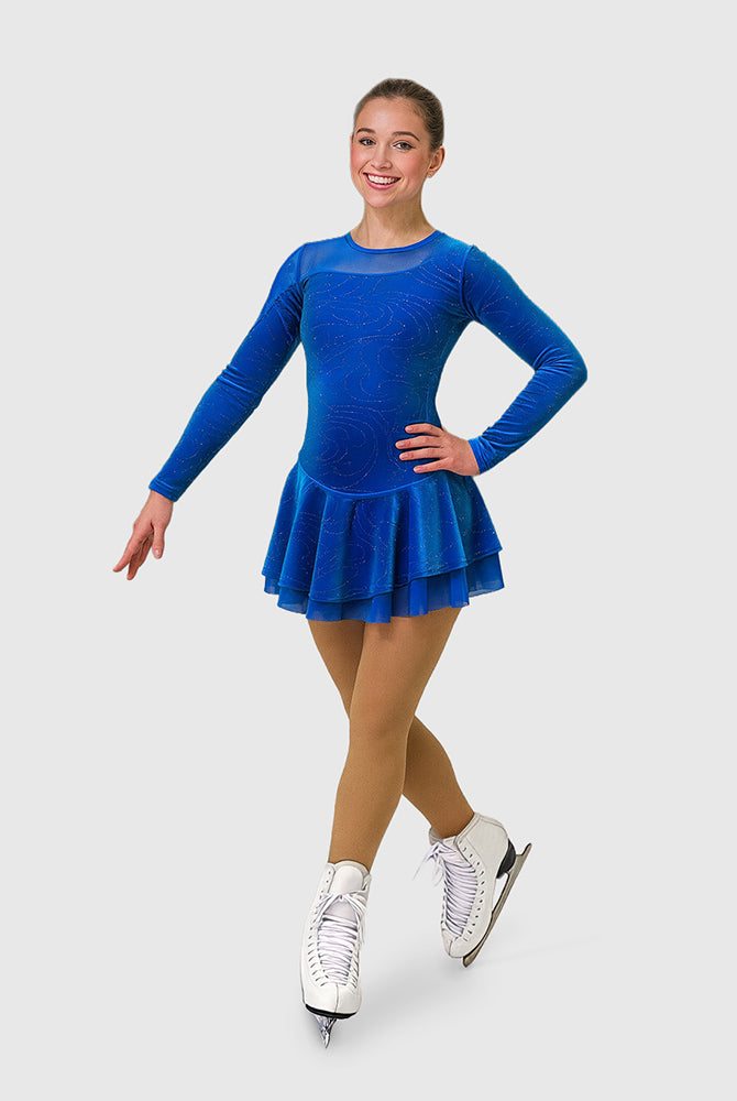 Ivya - Glitter Velvet Dress
