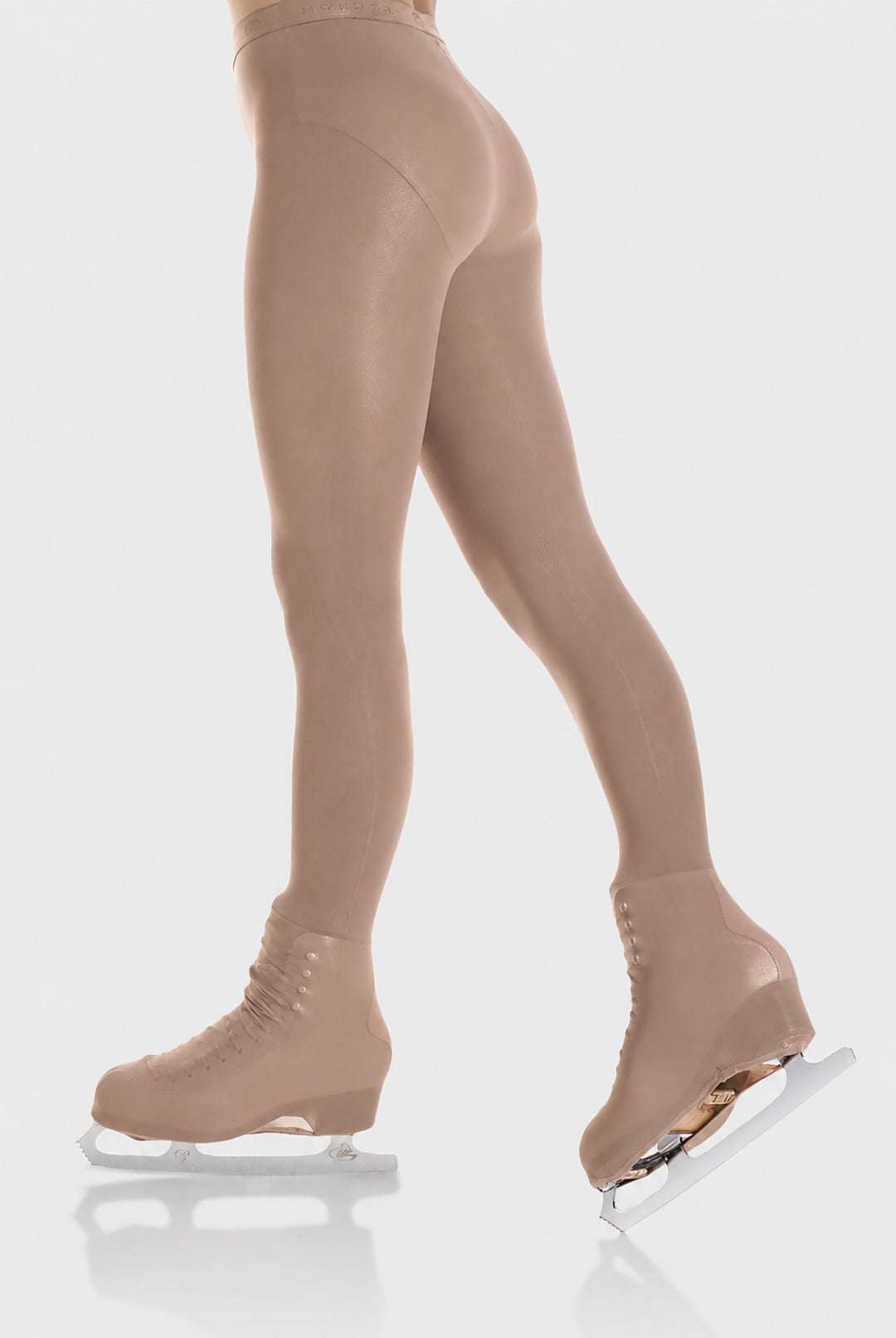 Collants de patinage artistique couvrant les bottes - 70 deniers