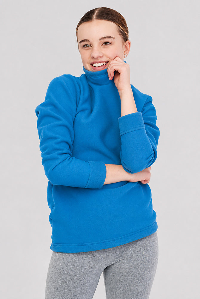 Polartec® mock neck shirt