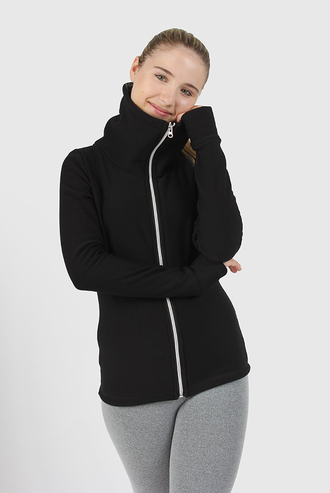 Veste à col châle Polartec